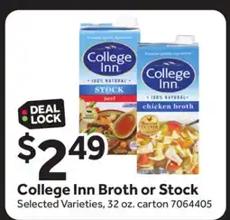 Stop&Shop College Inn Broth or Stock offer