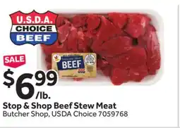 Stop&Shop Stop & Shop Beef Stew Meat offer