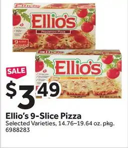 Stop&Shop Ellio's 9-Slice Pizza offer