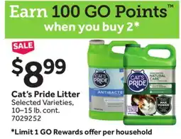 Stop&Shop Cat's Pride Litter offer