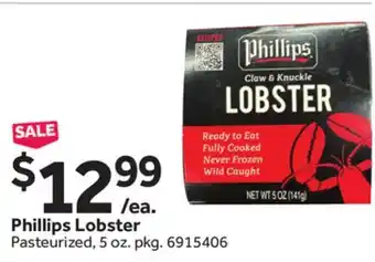 Stop&Shop Phillips Lobster offer