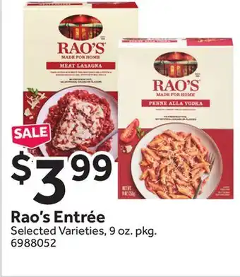 Stop&Shop Rao's Entrée offer