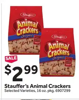 Stop&Shop Stauffer's Animal Crackers offer