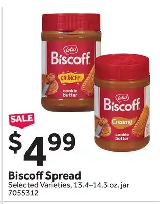 Stop&Shop Bisco Spread offer