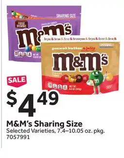 Stop&Shop M & M' s Sharing Size offer