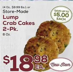 DeCicco & Sons Lump Crab Cakes 2-Pk offer