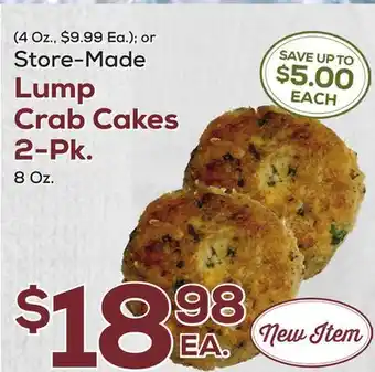 DeCicco & Sons Lump Crab Cakes 2-Pk offer