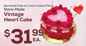 DeCicco & Sons Vintage Heart Cake offer