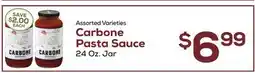 DeCicco & Sons Carbone Pasta Sauce offer