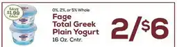 DeCicco & Sons Fage Total Greek Plain Yogurt offer