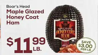 DeCicco & Sons Boar's Head Maple Glazed Honey Coat Ham offer