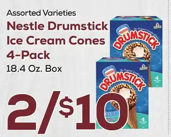 DeCicco & Sons Nestle Drumstick Ice Cream Cones 4-Pack offer