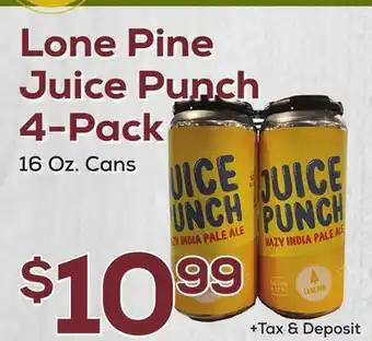 DeCicco & Sons Lone Pine Juice Punch 4-Pack offer