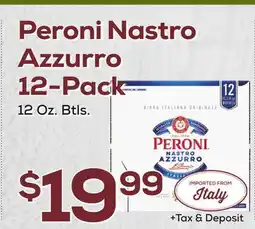 DeCicco & Sons Peroni Nastro Azzurro 12-Pack offer
