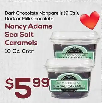 DeCicco & Sons Nancy Adams Sea Salt Caramels 10 Oz. Cntr offer