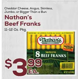 DeCicco & Sons Nathan's Beef Franks offer