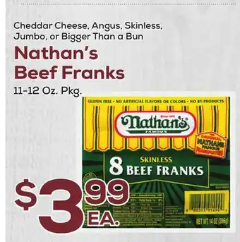 DeCicco & Sons Nathan's Beef Franks offer