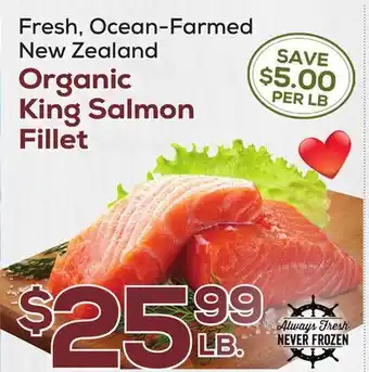 DeCicco & Sons Organic King Salmon Fillet offer