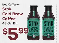 DeCicco & Sons Stok Cold Brew Coffee offer