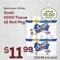 DeCicco & Sons Scott 1000 Tissue offer