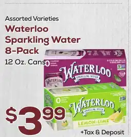 DeCicco & Sons Waterloo Sparkling Water 8-Pack offer