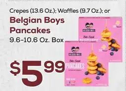 DeCicco & Sons Belgian Boys Pancakes 9.6-10.6 Oz. Box offer