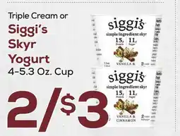 DeCicco & Sons Siggi's Skyr Yogurt offer