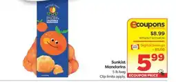 Weis Markets Sunkist Mandarins offer