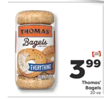 Weis Markets Thomas' Bagels offer