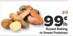 Weis Markets Russet Baking or Sweet Potatoes offer