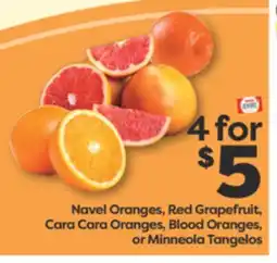Weis Markets Navel Oranges, Red Grapefruit, Cara Cara Oranges, Blood Oranges, or Minneola Tangelos offer