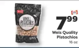 Weis Markets Weis Quality Pistachios offer