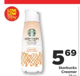 Weis Markets Starbucks Creamer offer