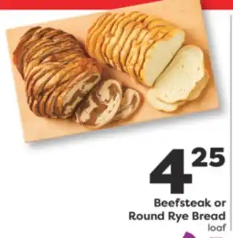 Weis Markets Beefsteak or Round Rye Bread offer