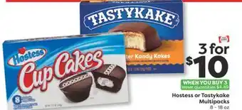 Weis Markets Hostess or Tastykake Multipacks offer