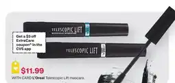 CVS L'Oreal Telescopic Lift mascara offer