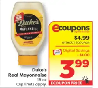 Weis Markets Duke's Real Mayonnaise offer