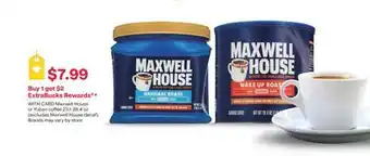 CVS Maxwell House or Yuban coffee 23.1-28.4 oz offer