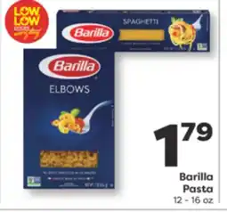 Weis Markets Barilla Pasta offer