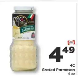 Weis Markets 4C Grated Parmesan offer