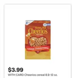 CVS Cheerios cereal 8.9-12 oz offer