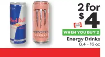 Weis Markets Energy Drinks offer