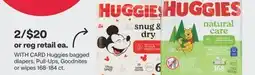 CVS Huggies bagged diapers, Pull-Ups, Goodnites or wipes 168-184 ct offer