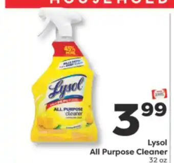 Weis Markets Lysol All Purpose Cleaner offer