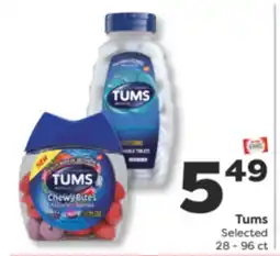 Weis Markets Tums offer