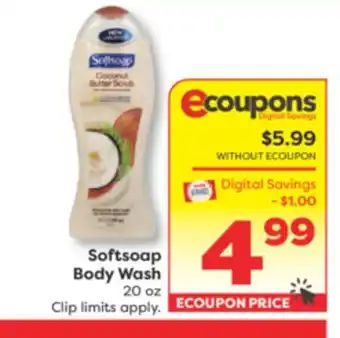 Weis Markets Softsoap Body Wash offer