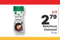 Weis Markets Beechnut Oatmeal offer