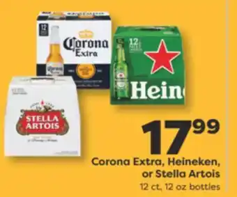 Weis Markets Corona Extra, Heineken, or Stella Artois offer