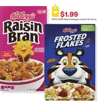 CVS Select Kellogg's cereal 7.8-14.5 oz offer