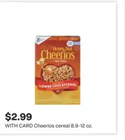 CVS Cheerios cereal 8.9-12 oz offer